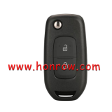 For Renault 2 button remote key  blank with Blade and black back cover  please choose the blade type.