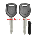For Mitsubishi transponder Key shell with right blade Without Logo 
