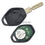 For BMW EWS Systerm 3 button remote blank with 4 track blade with 7935 chip   315MHZ