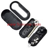 For Fi 2 button remote key blank black color with battery clamp