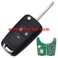 For Chevrolet 3 Button remote key with 315mhz ID46  PCF7937E (Pcf7941E)  Chip