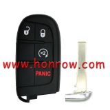Origianl For Fiat 3+1 Smart Keyless Remote Key with 433.92MHz ASK PCF7953M / HITAG AES / 4A CHIP  FCC ID: M3N-40821302