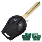 For Nis 2 button remote key with 433mhz ID46 chip