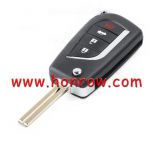 For Toyota 3+1 button remote key blank toy48 blade
