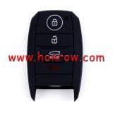 For Kia 4 button silicon case black