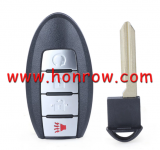 For Nissan 4 button Smart Remote Car Key with 433MHZ 4A chip  FCC ID: KR5TXN3 IC: 7812D-TXN3 Continental#: S180144503