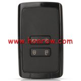 For Renault Megane4 4 button remote key blank with black cover