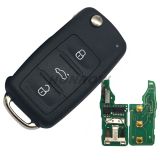For V hot sale 3 button remote key  with 434mhz Model Number is 5KO837202AD
