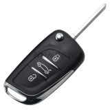 For Cit 3 button modified flip remote key blank with VA2 307 Blade- 3Button -Trunk- With battery place (No Logo)