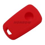 For Chevrolet 3+1 button silicon case (Red color) (MOQ:50pcs)