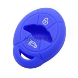 For BMW MINI 3  button silicon case (blue color)