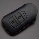 For Honda 2 button cowhide leather case for JADE,  for CRIDER,  for ACCORD with key ring. 