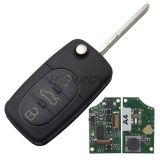 For Au 3 button he remote control model is   4D0 837 231  N  434MHZ
