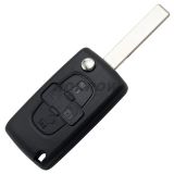 For Cit 4 button remote key blank with 407 blade ( HU83 Blade -4 Button- With battery place ) (No Logo)