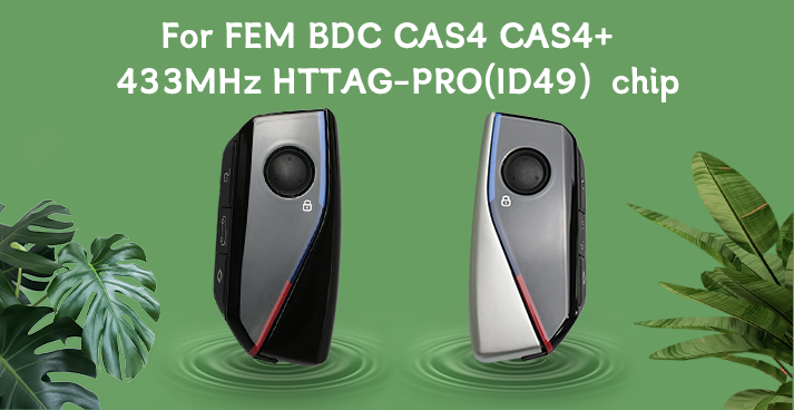 BMW FEM BDC CAS4 CAS4+ 4 button Smart Remote Key