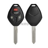 For high quality Mitsubishi 3+1 button remote key blank with left blade enhanced version