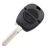 For Nis 2 button remote key blank with A33 blade