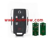 For Chevrolet 4+1 button smart key with 315Mhz FCCID:M3N32337100