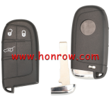 For Fiat 3 button remote key shell with SIP22 Blade