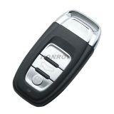 For Au A4L and Q5 3 button Remote key Blank with emergency Key blade