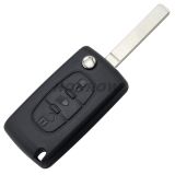 For Cit 307 blade 3 button flip remote key blank with light button ( VA2 Blade - 3Button -  Light - No battery place) (No Logo)