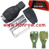 VVDI full key for hot sale Benz 3 button/4button remote  key with 315Mhz, The frequency can be changed to 433mhz 