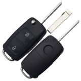 For NEW Model for VW 2 button key blank after 2011 year with pin
