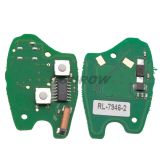 For Ren Clio3/Kangoo/Trafic 2 button remote key with 433Mhz and ID46  PCF7946 (before 2008 year)