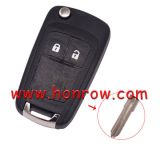 For Chev 2 button remote key shell with left blade