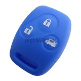 For Honda 3 button Silicone case (blue color) (MOQ:50pcs)