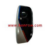 For BMW FEM BDC CAS4 CAS4+ 4 button Smart Remote Key with 433MHz HTTAG-PRO(ID49) PCF7953P chip Sliver Color