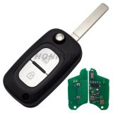 For After make Ren Clio3 2 button remote key with 433Mhz ID46 PCF7946 Chip