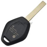 After Makert For BMW EWS Systerm 3 button remote key with 2 track blade with 7935 chip   315MHZ