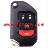 For Chrysler Wrangler Remote key 4 Button ASK 433MHz Folding Remote Key SIP22 PCF7939M / HITAG AES / 4A CHIP