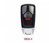 KEYDIY Remote key 3 button ZB26- 4 button smart key for KD900 URG200 KDX2 KD MAX