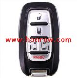 For Chrysler 4+1 remote key blank with emergency Key Blade 