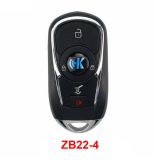 KEYDIY Remote key 3 button ZB22- 4 button smart key for KD900 URG200 KDX2 KD MAX