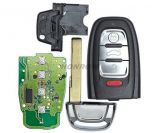 For Audi 3+1 button remote key with 315Mhz PCF7945A / HITAG 2 FCC ID: IYZFBSB802