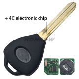 For To transponder key with 4C electronic chip