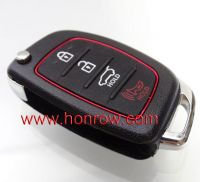 For Hyu 3+1 button remote key with 433Mhz