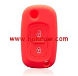 For Renault 2 button silicon case (black,blue ,red. Please choose the color)