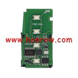 For Toy  smart key PCB 0020A 314/315MHz Toyota Key PCB For Europe Frequency:314/315MHz Transponder ID:TMS37200 Page 1:88