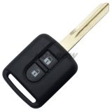 For Nis 2 button remote key shell （the plastic part is square）