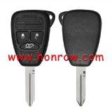 For High Quality Chrysler 3 button remote key shell