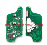For Cit FSK 3 button flip remote control with 433Mhz 46 Chip for Trunk and  Light Button and 307&407 Blade
