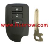 For Toy Yaris VIOS 3 button smart car key shell 