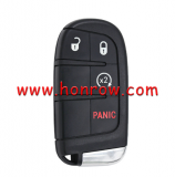 For Chrysler Compass 3+1 button Remote Car Key with 433Mhz ASK 4A Chip FCCID: M3N-40821302
