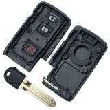 For To Daihatsu 2+1 button remote key blank with Key Blade