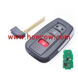 For Toy Rav4 Prius  2+1 button  Smart Key HYQ14FBC 312 /314MHz FSK 0351 8A CHIP:P1=AA HYQ14FBC 8990H-0R010