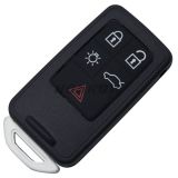 For Vol 5 button remote key blank with one battery clamp